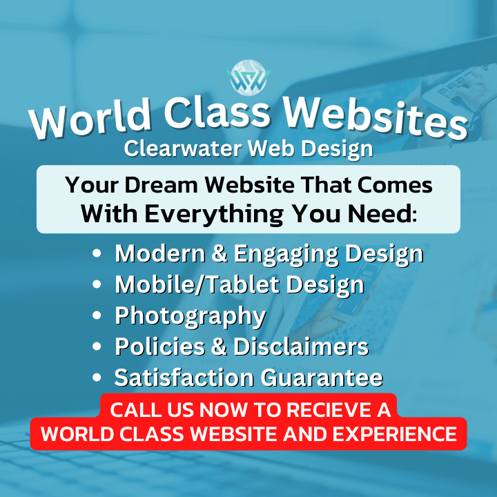 Smart website design package with world class websites clearwater web design